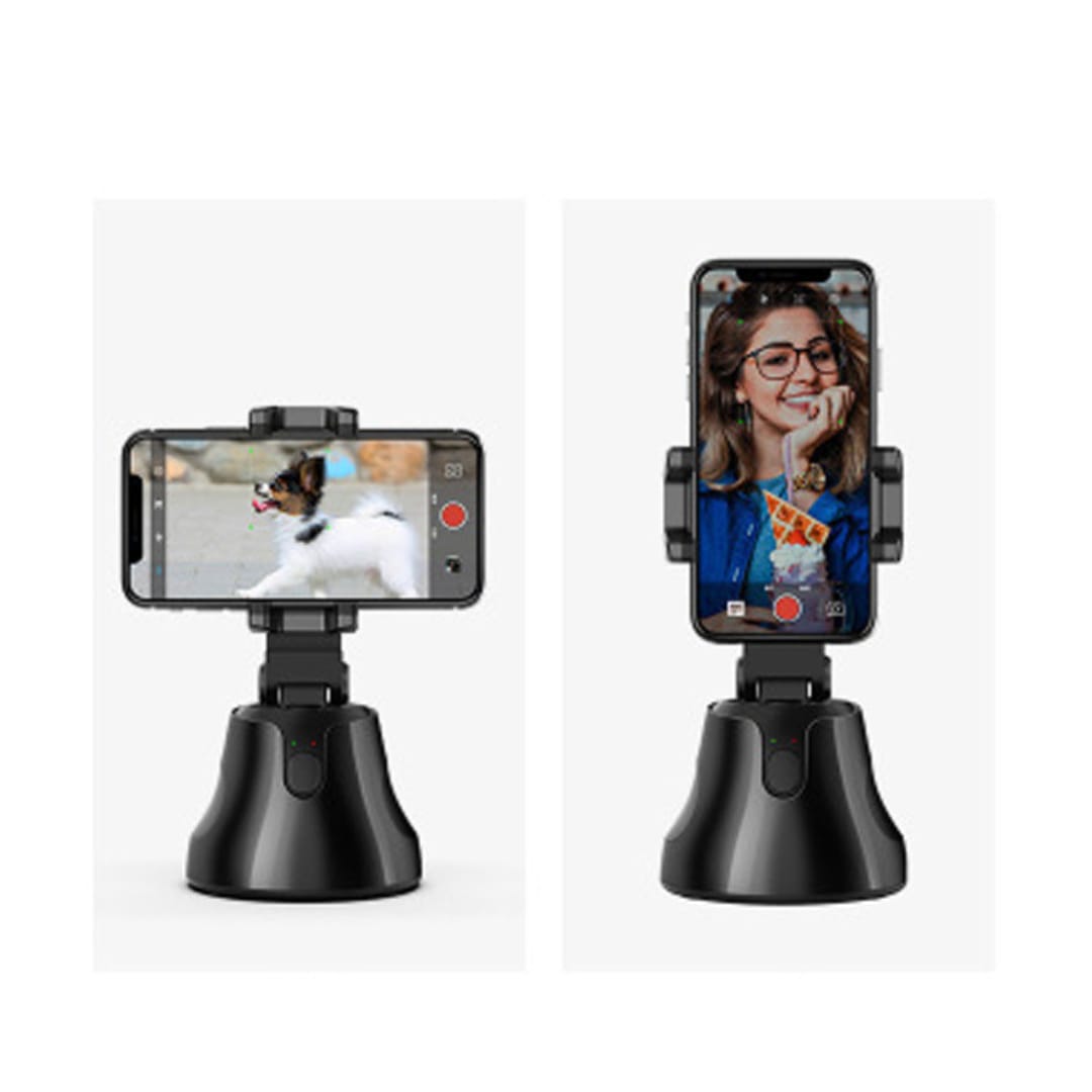 Soporte Giratorio Seguimiento 360 Selfie Carga USB