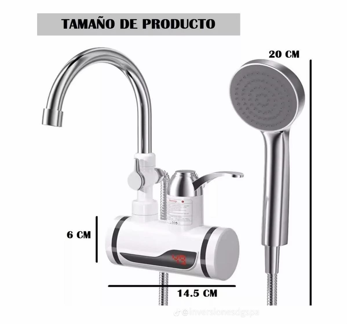Calentador De Agua Con Ducha