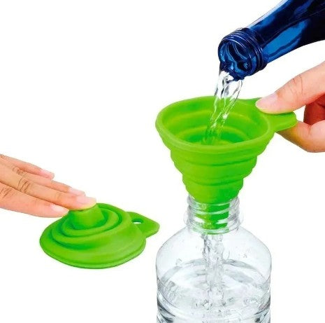 Embudo Plegable De Silicona Portátil Multiuso Cocina Hogar - Ahorra Espacio - Automovil - Amazon
