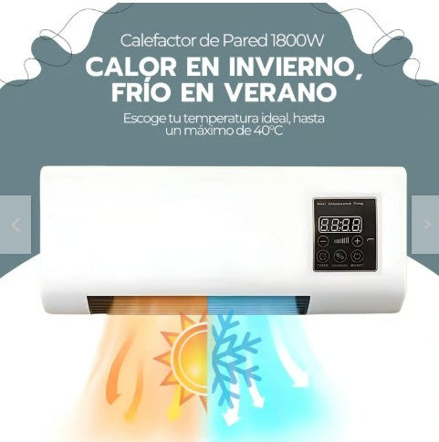 Calefactor De Pared 2en1 Frio-Calor