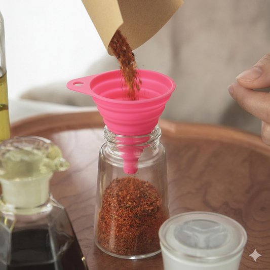 Embudo Plegable De Silicona Portátil Multiuso Cocina Hogar - Ahorra Espacio - Automovil - Amazon
