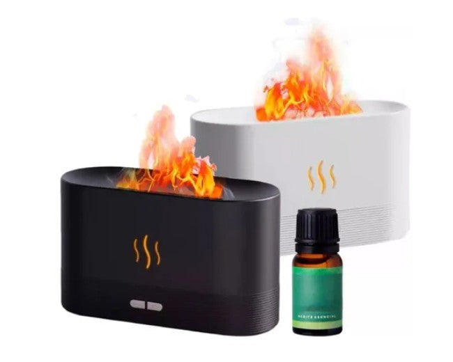 Humidificador Llama - Purificador de Aire -  Ultrasonico Para Ambientes Secos - Para La Tos - Niños Bebes - Plantas - Recargable - Indoor - Amazon